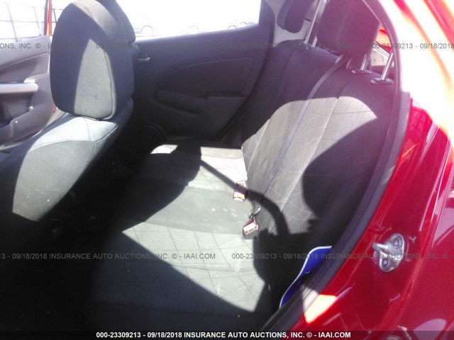 JM1DE1KZ4D0170324 - 2013 MAZDA MAZDA2 RED photo 8