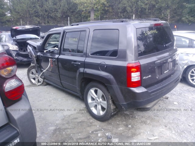 1C4NJRFB7GD657560 - 2016 JEEP PATRIOT LATITUDE GRAY photo 3