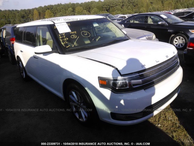 2FMGK5D88GBA03139 - 2016 FORD FLEX LIMITED WHITE photo 1