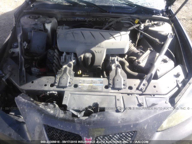 2G2WP552181192577 - 2008 PONTIAC GRAND PRIX GRAY photo 10