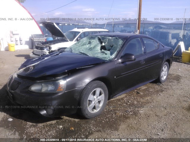 2G2WP552181192577 - 2008 PONTIAC GRAND PRIX GRAY photo 2