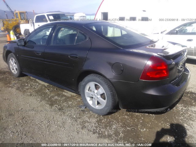 2G2WP552181192577 - 2008 PONTIAC GRAND PRIX GRAY photo 3
