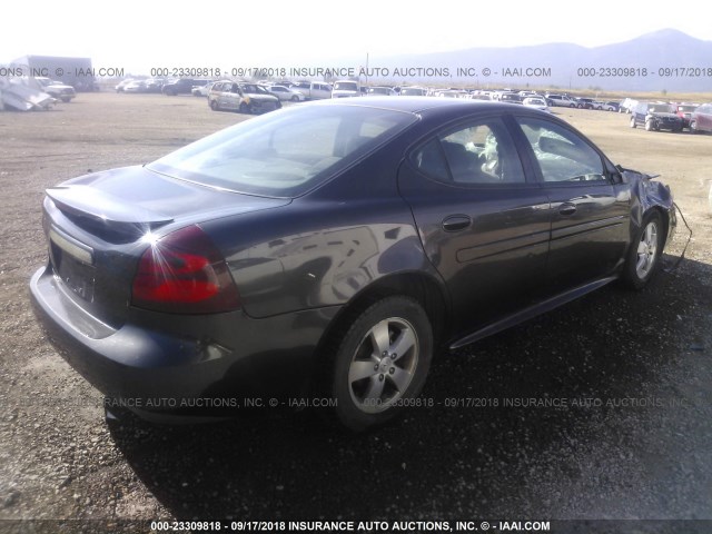2G2WP552181192577 - 2008 PONTIAC GRAND PRIX GRAY photo 4
