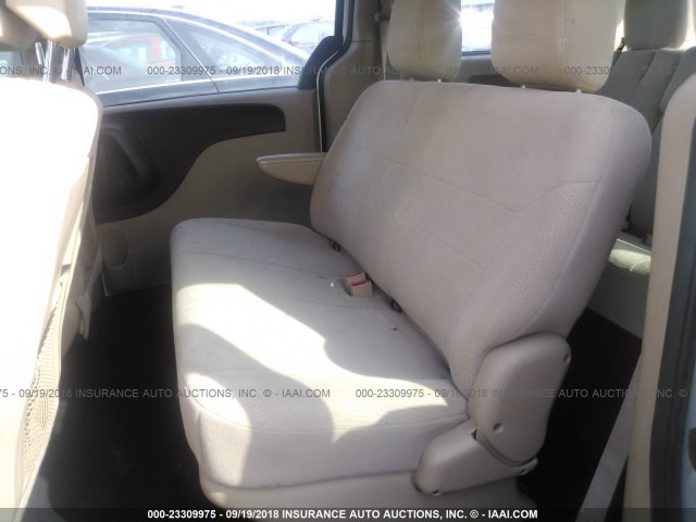 2C4RDGBG8DR693314 - 2013 DODGE GRAND CARAVAN SE WHITE photo 8