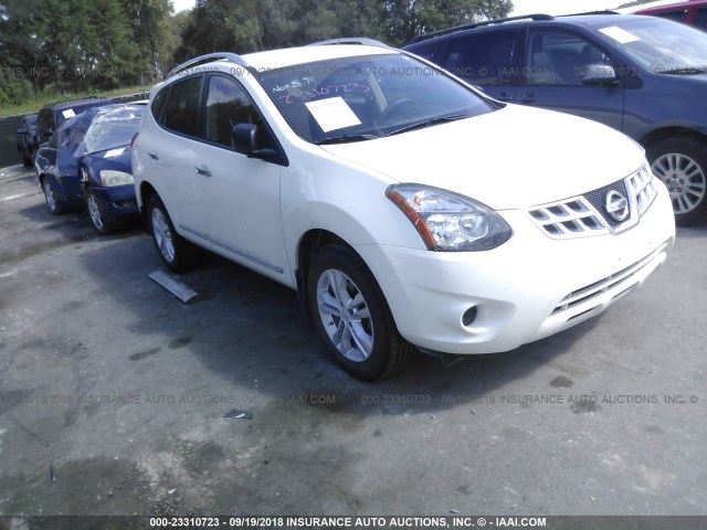 JN8AS5MT5FW161454 - 2015 NISSAN ROGUE SELECT S WHITE photo 1