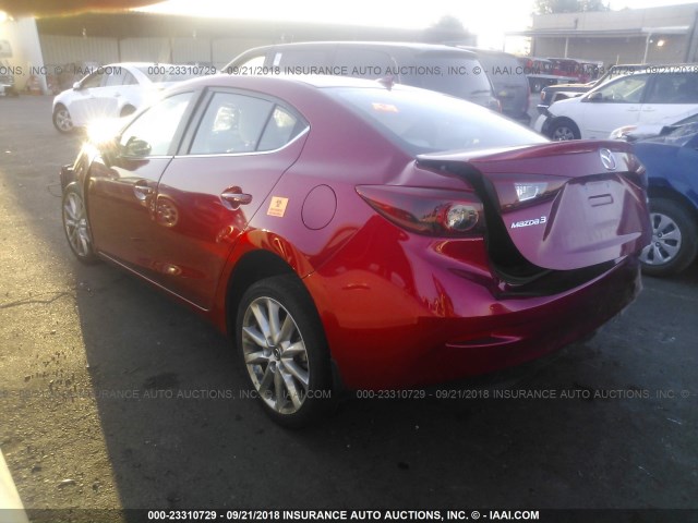 3MZBN1W38HM130759 - 2017 MAZDA 3 GRAND TOURING RED photo 3