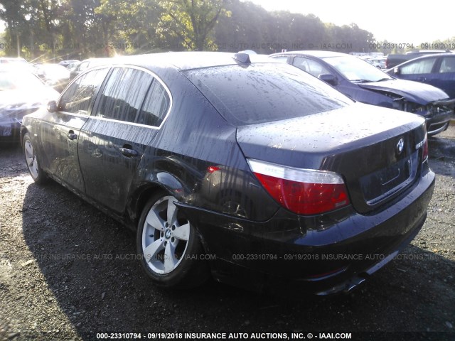 WBANV13538CZ53717 - 2008 BMW 528 XI Dark Blue photo 3