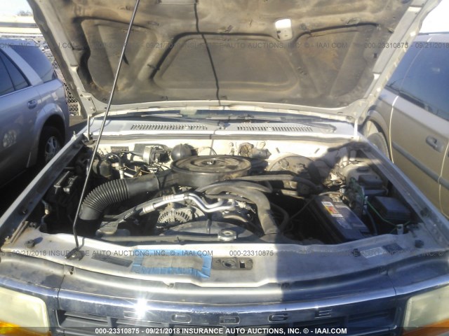 1B7GG23Y6RS645664 - 1994 DODGE DAKOTA GRAY photo 10