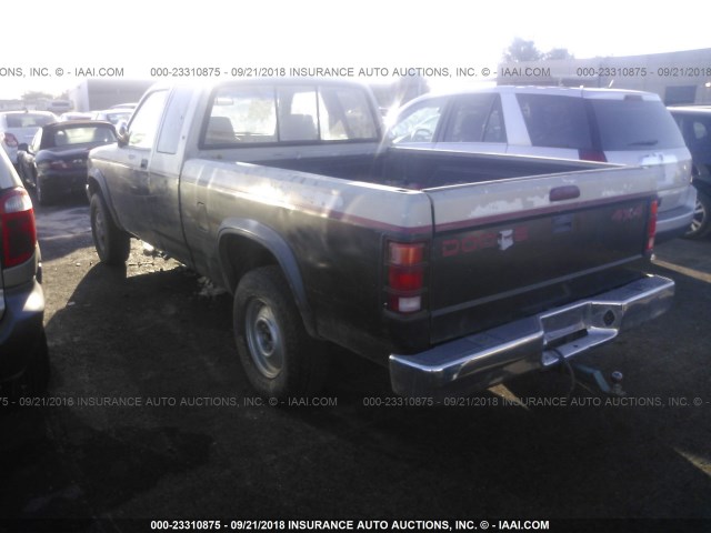 1B7GG23Y6RS645664 - 1994 DODGE DAKOTA GRAY photo 3