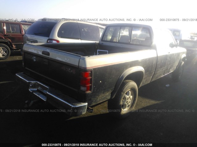 1B7GG23Y6RS645664 - 1994 DODGE DAKOTA GRAY photo 4