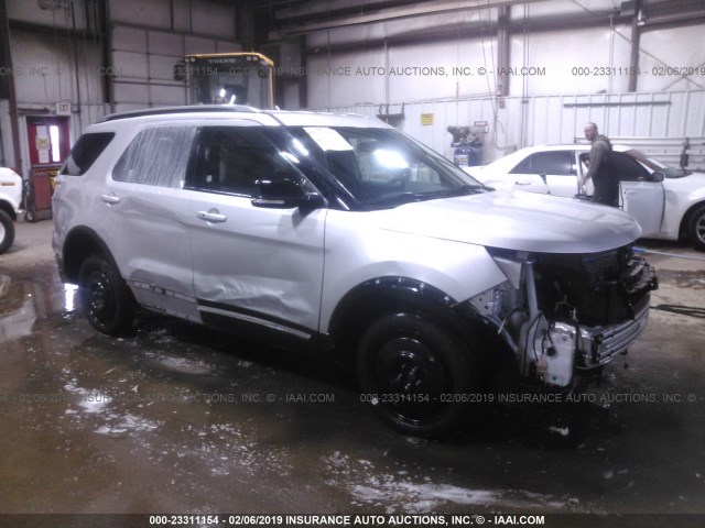 1FM5K8D88JGB69475 - 2018 FORD EXPLORER XLT SILVER photo 1