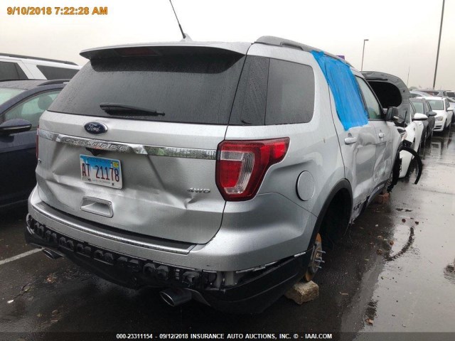 1FM5K8D88JGB69475 - 2018 FORD EXPLORER XLT SILVER photo 17