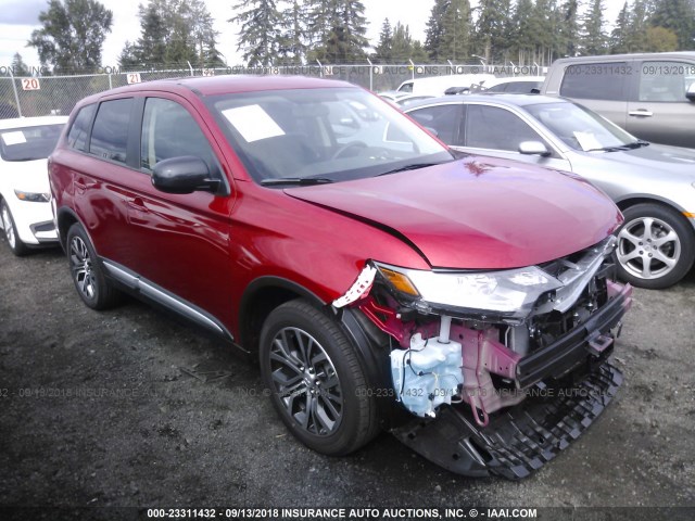 JA4AZ3A31JZ062311 - 2018 MITSUBISHI OUTLANDER SE/SEL RED photo 1