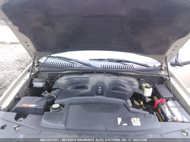 5LMEU88H35ZJ29705 - 2005 LINCOLN AVIATOR Qızıl foto 10