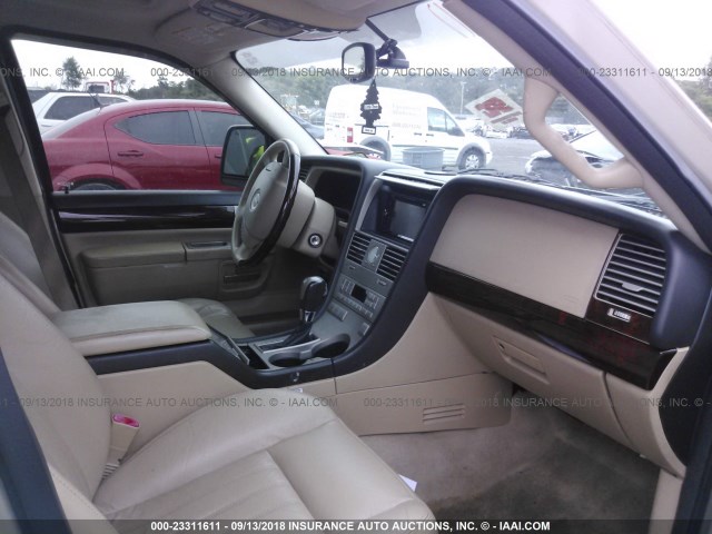 5LMEU88H35ZJ29705 - 2005 LINCOLN AVIATOR Qızıl foto 5