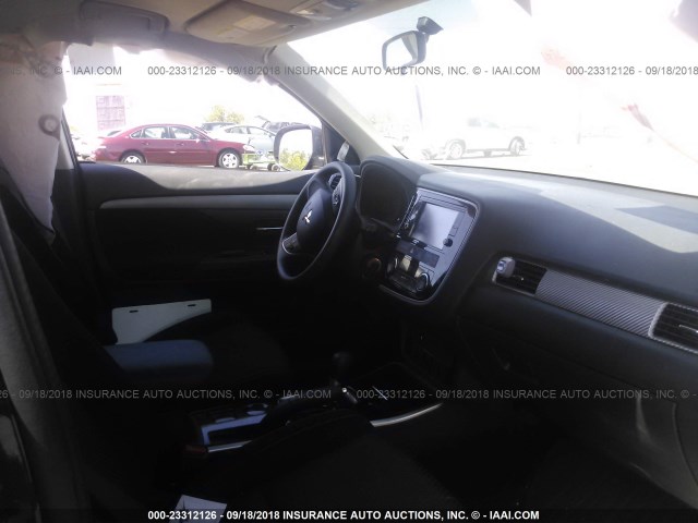 JA4AD2A37JZ009802 - 2018 MITSUBISHI OUTLANDER ES Dark Blue photo 5