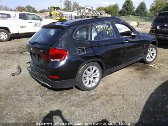 WBAVL1C5XEVY23021 - 2014 BMW X1 XDRIVE28I BLACK photo 4