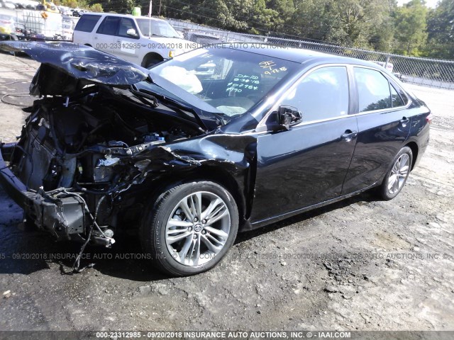 4T1BF1FK0GU520798 - 2016 TOYOTA CAMRY LE/XLE/SE/XSE 深蓝色 照片 2