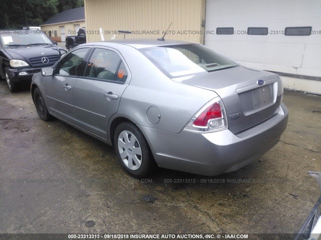 3FAHP06Z58R134234 - 2008 FORD FUSION S GRAY photo 3