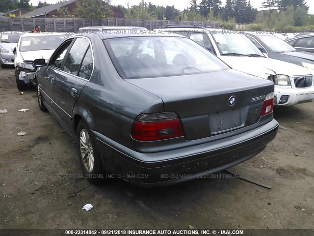 WBADT63463CK32001 - 2003 BMW 530 I AUTOMATIC GRAY photo 3