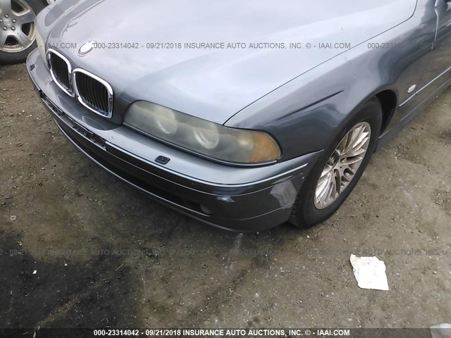 WBADT63463CK32001 - 2003 BMW 530 I AUTOMATIC GRAY photo 6