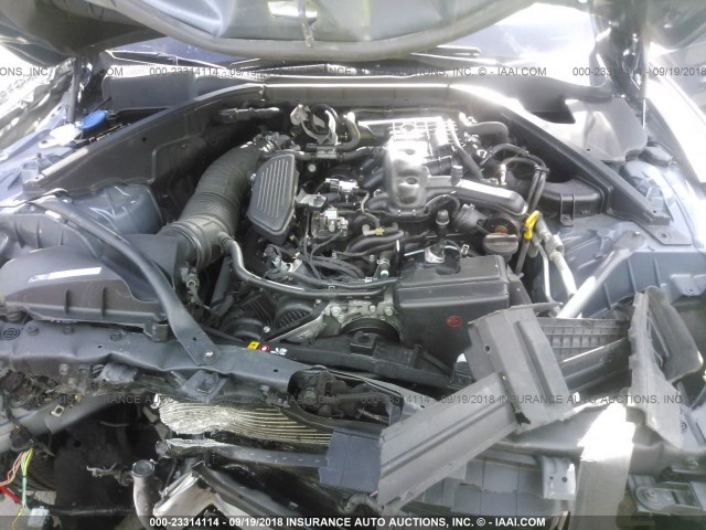 KMHGN4JE8FU066598 - 2015 HYUNDAI GENESIS 3.8L GRAY photo 10