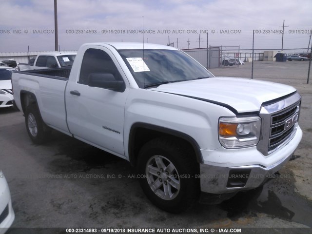 1GTN1TEC1FZ902281 - 2015 GMC SIERRA C1500 WHITE photo 1