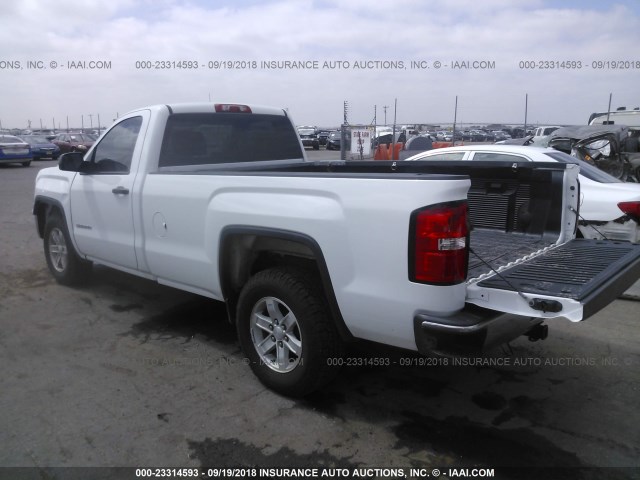 1GTN1TEC1FZ902281 - 2015 GMC SIERRA C1500 WHITE photo 3