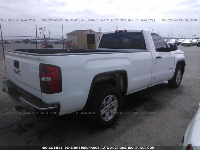 1GTN1TEC1FZ902281 - 2015 GMC SIERRA C1500 WHITE photo 4