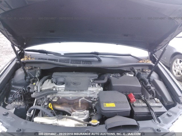 4T1BF1FK3CU092347 - 2012 TOYOTA CAMRY SE/LE/XLE 黑色 照片 10