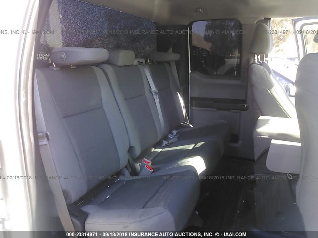 1FTEX1CPXGKD81774 - 2016 FORD F150 SUPER CAB GRAY photo 8