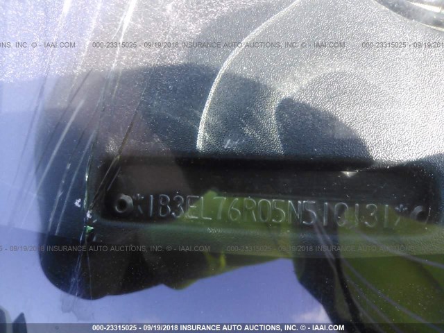 1B3EL76R05N510131 - 2005 DODGE STRATUS R/T GRAY photo 9