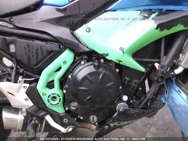 JKAEXEK17JDA11959 - 2018 KAWASAKI EX650 F BLUE photo 8