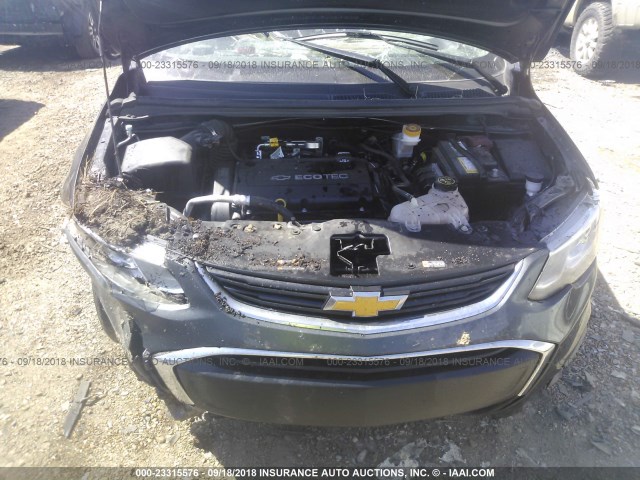 1G1JB5SH0J4109446 - 2018 CHEVROLET SONIC LS 灰色 照片 10