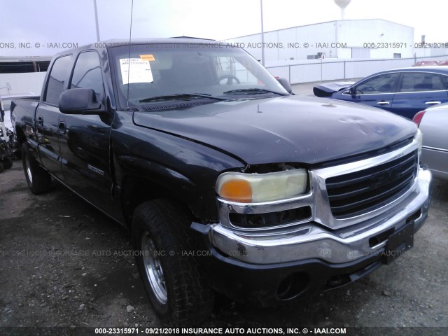 1GTGC23U24F227936 - 2004 GMC SIERRA C2500 CREW CAB BLACK photo 1