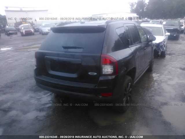 1C4NJCBA3FD126137 - 2015 JEEP COMPASS SPORT BLACK photo 4