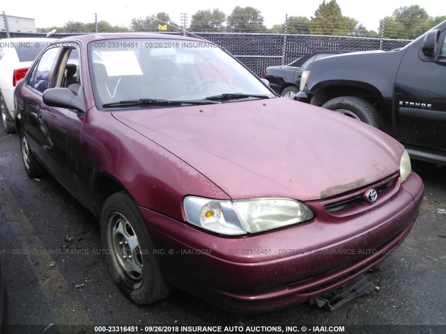 1NXBR12E3XZ177511 - 1999 TOYOTA COROLLA VE/CE/LE BURGUNDY photo 1