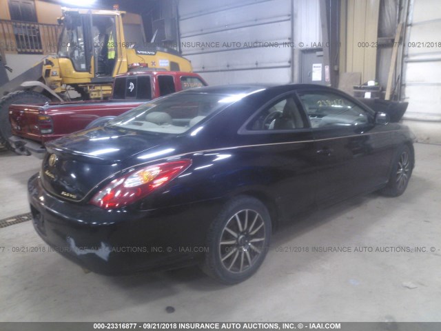 4T1CA30P14U002083 - 2004 TOYOTA CAMRY SOLARA SE/SLE შავი ფოტო 4