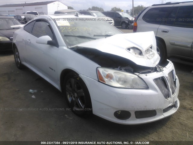 1G2ZM177X94217926 - 2009 PONTIAC G6 GXP WHITE photo 1