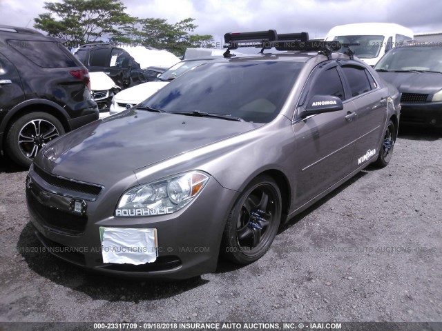 1G1ZA5E14BF280534 - 2011 CHEVROLET MALIBU LS 棕色 照片 2