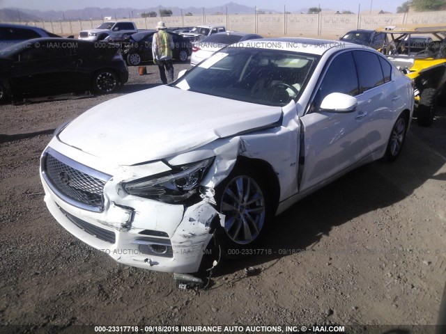 JN1BV7AP7FM332231 - 2015 INFINITI Q50 PREMIUM/SPORT 白色 照片 2