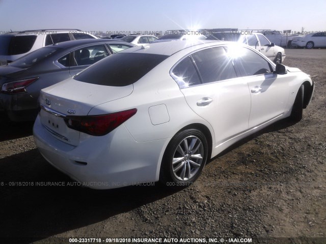 JN1BV7AP7FM332231 - 2015 INFINITI Q50 PREMIUM/SPORT 白色 照片 4