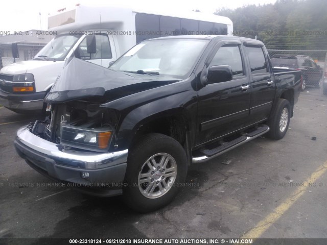 1GTJTCDE6A8119399 - 2010 GMC CANYON SLE BLACK photo 2