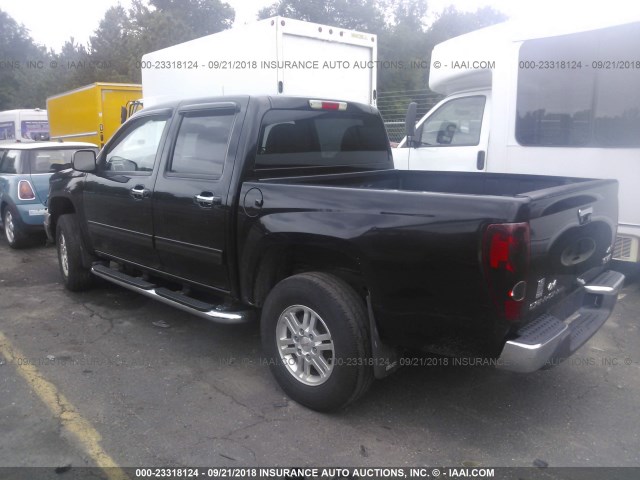 1GTJTCDE6A8119399 - 2010 GMC CANYON SLE BLACK photo 3