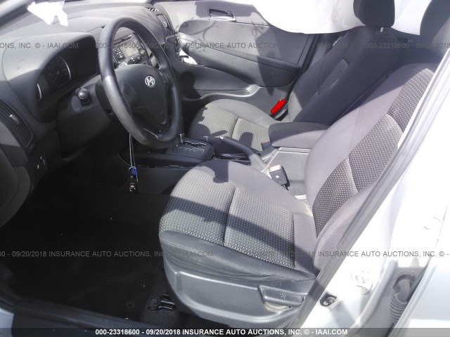 KMHDB8AE4AU075701 - 2010 HYUNDAI ELANTRA TOURING GLS SILVER photo 5