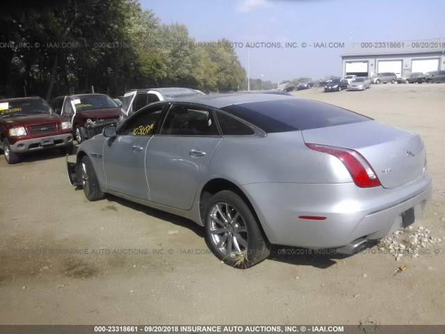 SAJWA2GB1CLV38673 - 2012 JAGUAR XJL SILVER photo 3