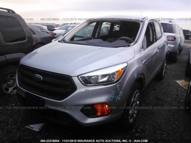 1FMCU0F7XHUD75982 - 2017 FORD ESCAPE S SILVER photo 2