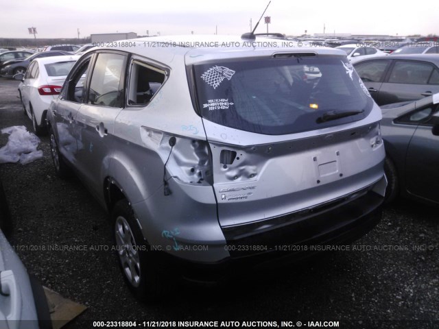 1FMCU0F7XHUD75982 - 2017 FORD ESCAPE S SILVER photo 3