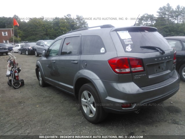 3C4PDDBG2CT205699 - 2012 DODGE JOURNEY SXT GRAY photo 3