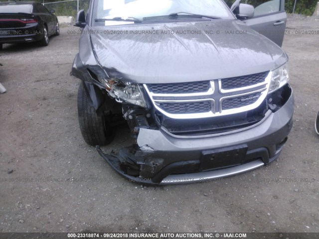 3C4PDDBG2CT205699 - 2012 DODGE JOURNEY SXT GRAY photo 6